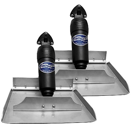 Flap Estabilizador Elétrico Bennett Placas 12X9 Pol Aço Inox