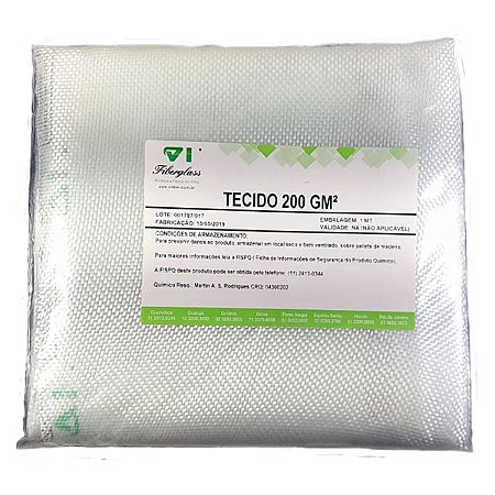 Tecido De Fibra De Vidro Para Reparo Em Geral 200 Gm/2 1Mt