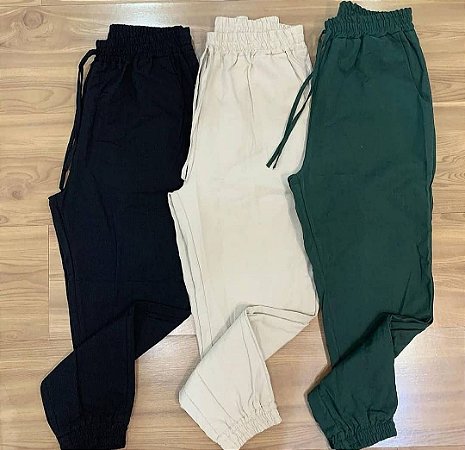 Calça Jogger Linho