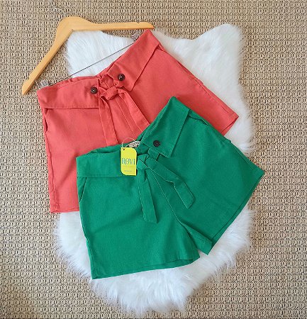 Short Linho de Amarrar