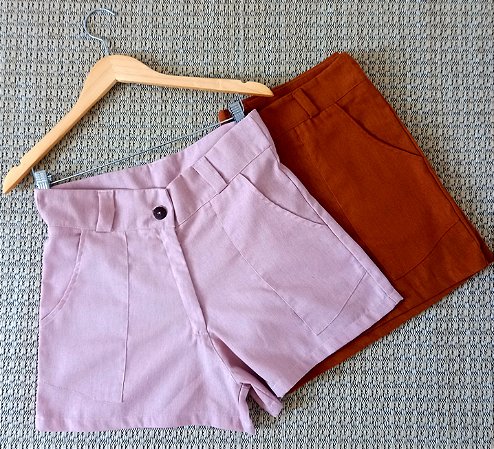Short Linho Liso