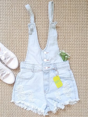 Macaquinho Jeans Fran