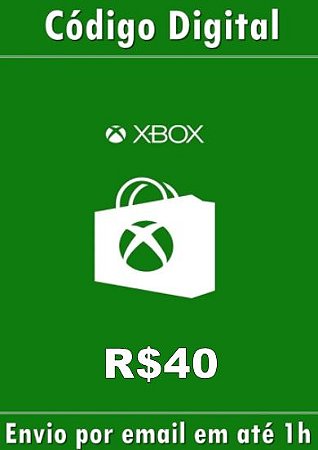 Cartão Presente  Xbox BR - R$40