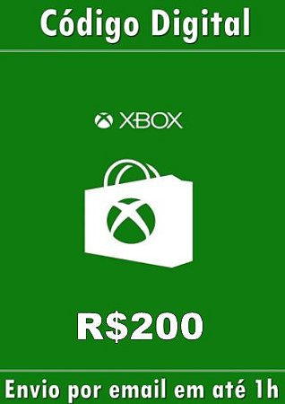Cartão Presente  Xbox BR - R$200