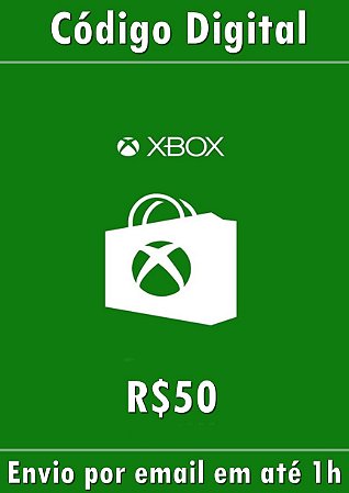 Cartão Presente  Xbox BR - R$50