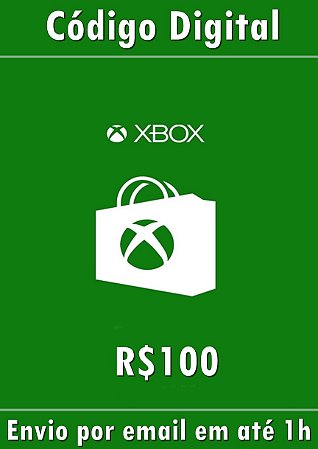 Cartão Presente - Xbox One R$100 - Tem Tudo Aki Express