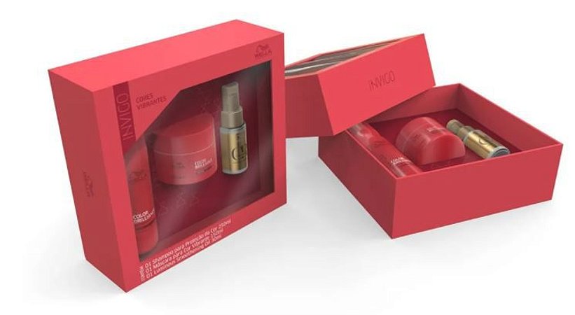Kit BOX Wella Professionals Invigo Color Brilliance & Oil Reflections (3 Produtos)
