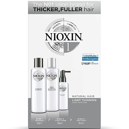 Nioxin Sistema 1 - Kit De Tratamento 300ml Grande (3 produtos)