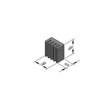 Dissipador de Calor modelo RDD 0905-09 FT SA