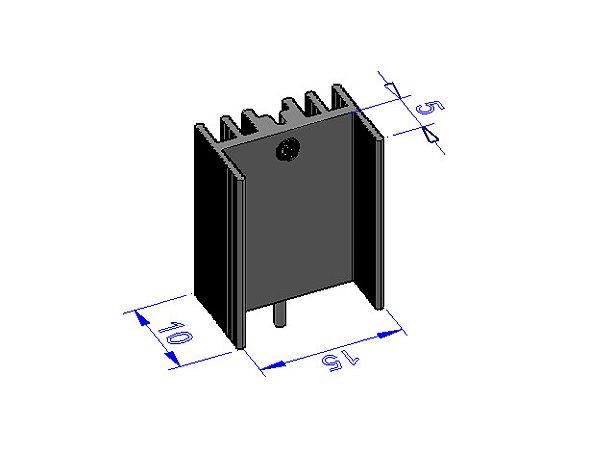 Dissipador de Calor modelo RDD 1510-20 1RM3 1P APF Especial