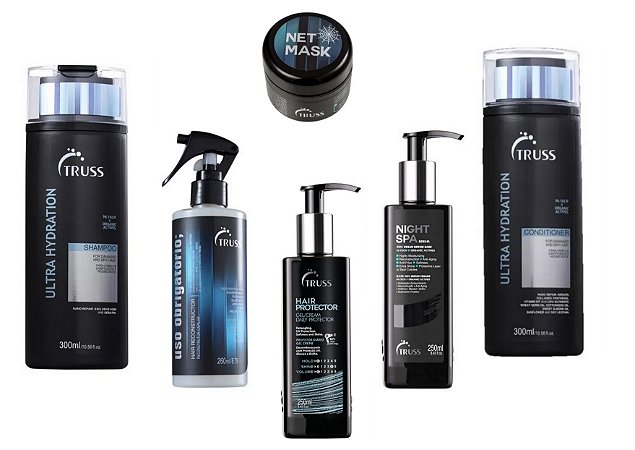 Truss Ultra Hydration Sh+Cd+Hair Protec+U.Obg+Night Spa + Net Mask 30g