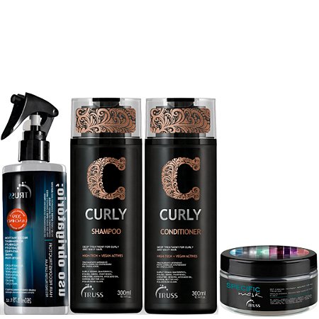 Truss Kit Curly Sh + Cd + Másc + Uso Obg + Amostra