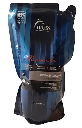Truss Miracle Refil Econômico Shampoo Bidimensional 1 Litro