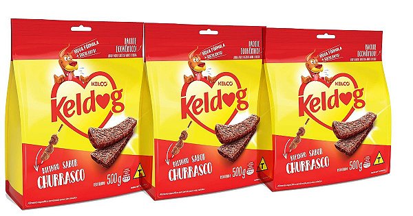 Kelco Keldog Kit C/3 Bifinhos Churrasco 500g (Venc:13/02/24)