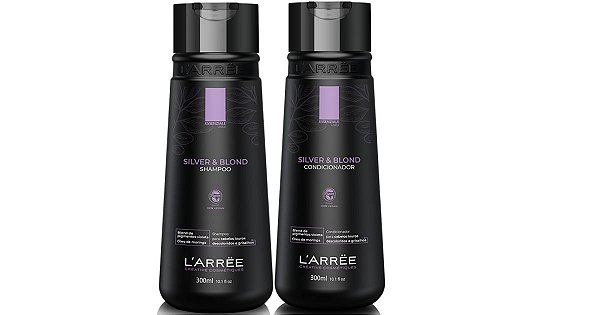 L'arrëe Silver&Blond Shampoo e Condicionador – 300ml