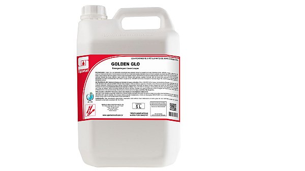 Spartan Golden Glo Detergente Neutro Concentrado Louças - 5L
