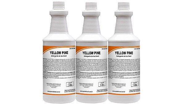 Spartan Yellow Pine 3 Detergentes para Uso Geral – 1Litro
