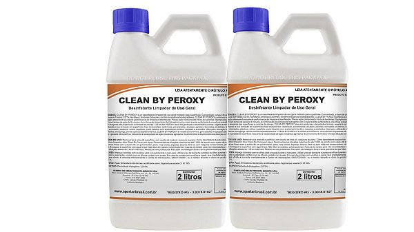 Spartan Clean By Peroxy 2 Desinfetante Limpador Uso Geral 2L