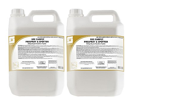 Spartan SseCarpet Prespray&Spotter 2 Detergente Removedor 5L
