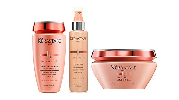 Kérastase Discipline Shampoo 250ml+Másc 200ml+Leave-in 150ml