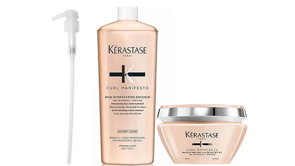 Kérastase Curl Manifesto - Shampoo 1L + Máscara 200g