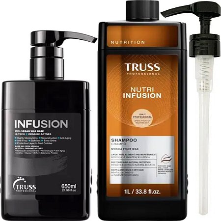 Truss Nutri Infusion Shampoo 1Litro + Cera Infusion - 650ml