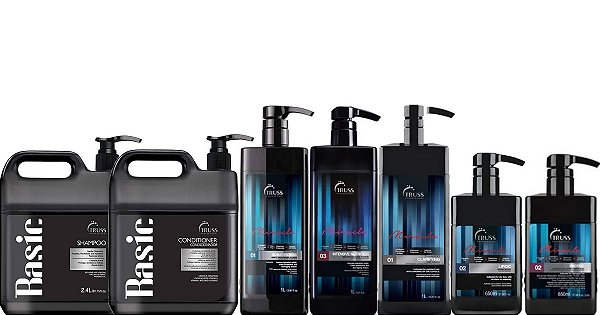 Truss Kit Salão Basic+Bidimensional+Intensive+Clarifying+Lipidic+Proteic