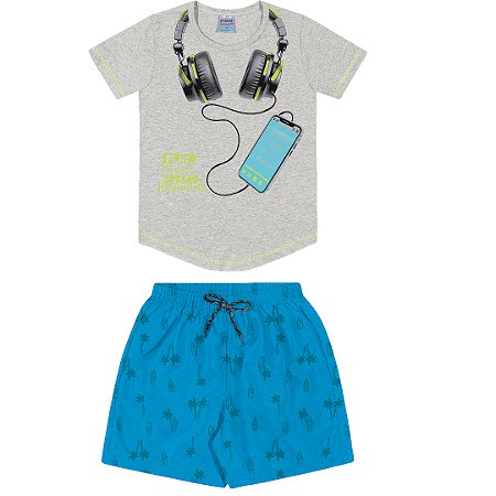 Fantoni Camiseta+Short Tactel Acqua (90215 - 90362)