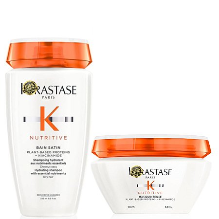L'oréal Nutritive Shampoo Satin 250ml e Máscara Masquintense