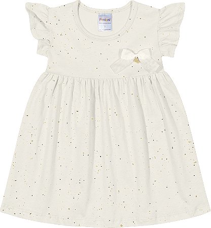 Fantoni Vestido Meia Malha Fio Penteado C/brilho (40553)