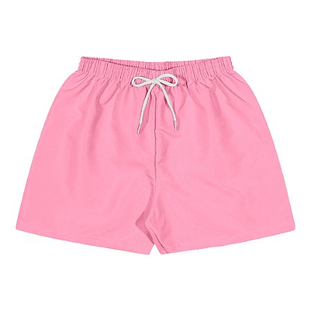Fantoni Shorts Tactel Acqua Print Rosa Claro (40250)