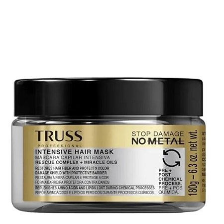 Truss Stop Damage No Metal Máscara Restauração Profunda 180g