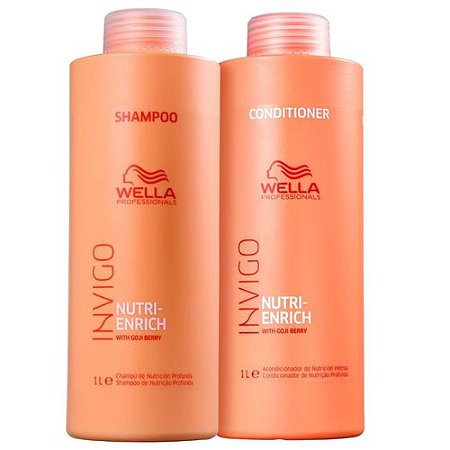 Wella Invigo Nutri-Enrich Shampoo 1L + Condicionador 1L