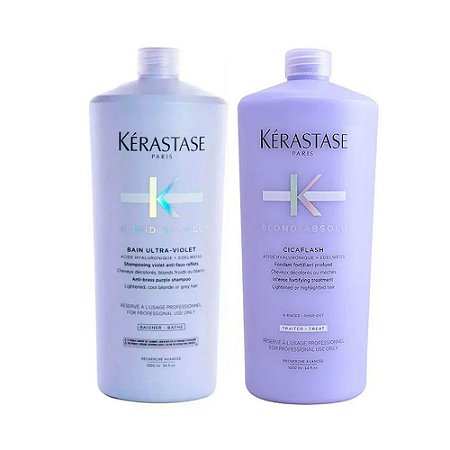 Kérastase Blond Absolu Ultra-Violet Sh 1L + Cicaflash 1L