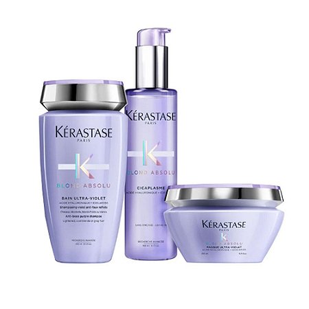 Kérastase Blond Absolu Ultra-Violet Sh 250ml+Másc. +Leave-in