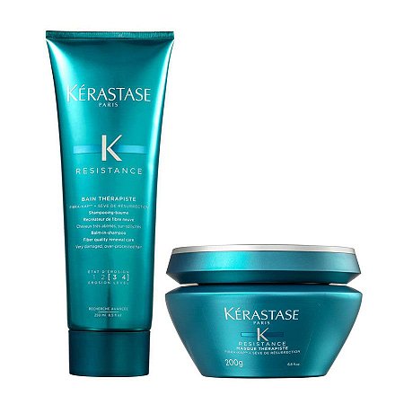 Kérastase Résistance Thérapiste Shampoo 250ml + Máscara 200g