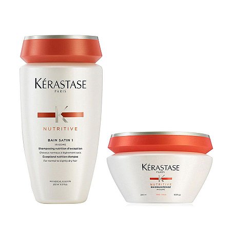 Kérastase Nutritive Bain Satin 1 Sh 250ml + Máscara Finos 200g