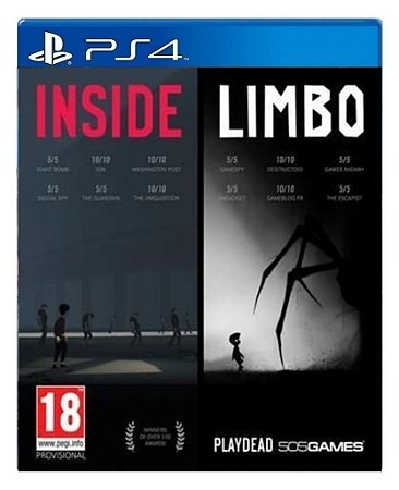 LIMBO & INSIDE Bundle para ps4 - Mídia Digital - Makki Games