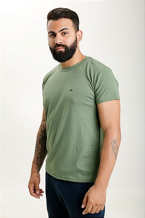 Camiseta Masculina Osklen Masculina Verde Militar