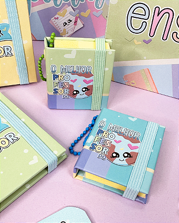 Chaveiro Post it Corujinha