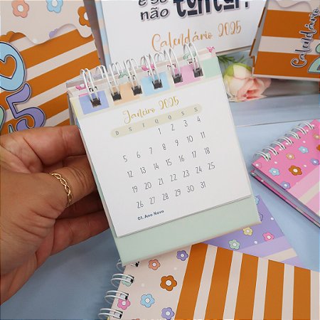 Mini Calendário 2025 - UAU