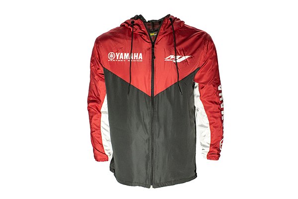 Jaqueta corta vento Yamaha racing Vermelho