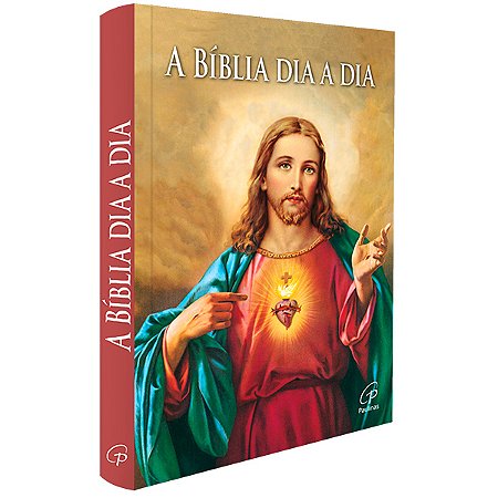 Bíblia dia a dia 2025 - capa cristal - Coração de Jesus