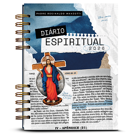 Diário Espiritual 2026 Padre Reginaldo Manzotti Capa Jovem