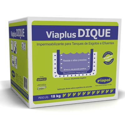 Impermeabilizante com resistência química Viaplus Dique VIAPOL (18 Kg)