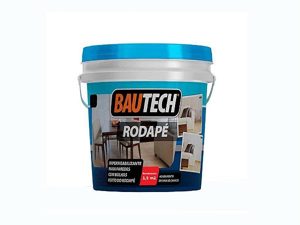 Impermeabilizante Para Parede E Rodape - Bautech Rodape (4 Kg) - Bautech