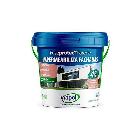 Impermeabilizante para parede Fuseprotec (3,6L) - Viapol