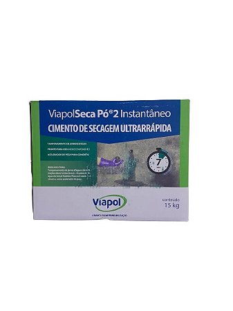 Cimento De Pega Ultra Rapida Seca Po2  (15 Kg) - Viapol