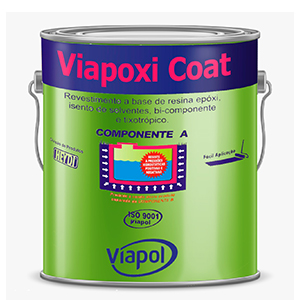 Revestimento Impermeabilizante Epoxi Viapoxi Coat (20Kg) - Viapol