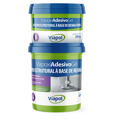 Adesivo Epoxi Viapoxi Gel (1 Kg ) - Viapol